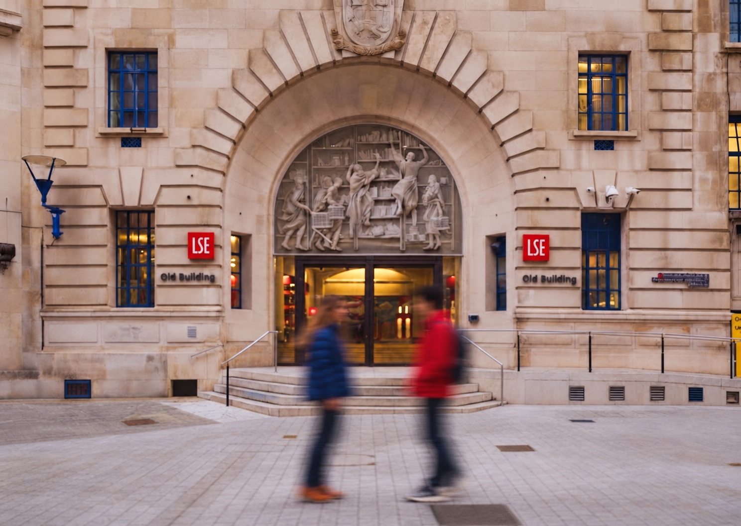 The LSE Old Building entrance